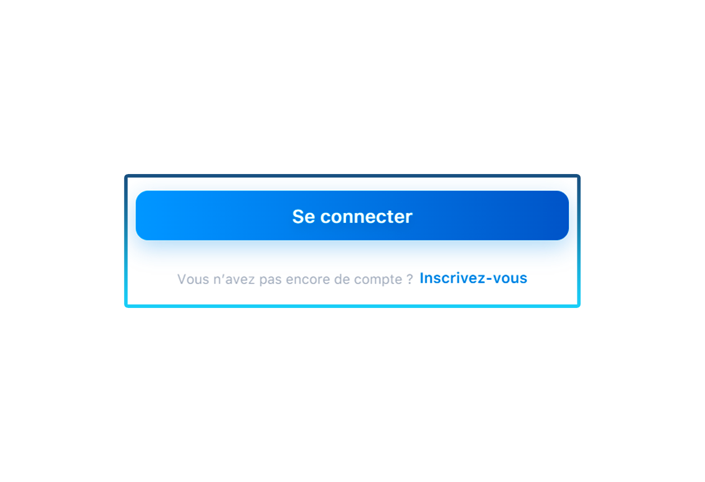 Bouton de confirmation de la connexion