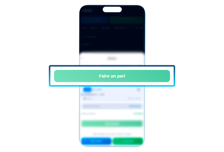 Confirmation d'un pari