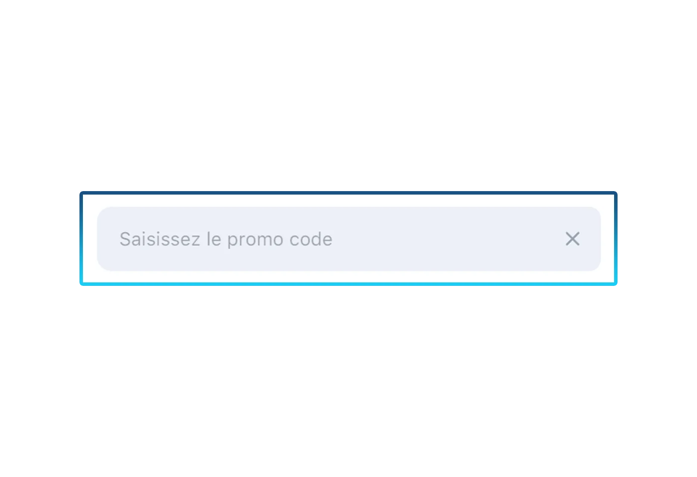 Saisir un code promo lors de l'inscription