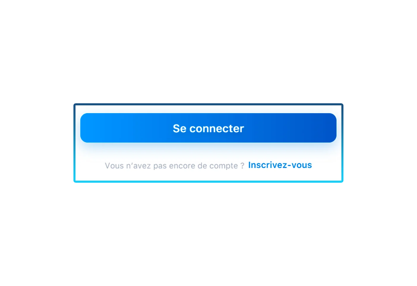 Bouton de confirmation de la connexion